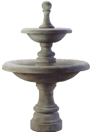 Westminster Two Tier Cast Stone Outdoor Fountain Fountain Tuscan